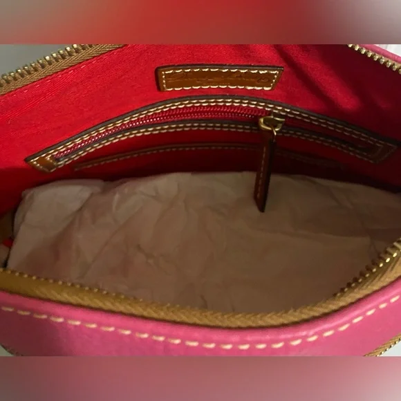 DOONEY AND BURKE …Hot Pink Leather Crossbody Bag - Picture 4 of 15